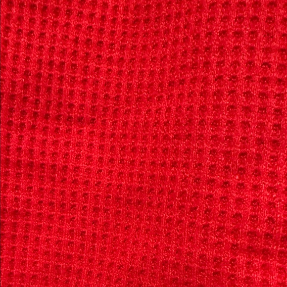 Madewell thermal true Red Long Sleeve Top small - Picture 2 of 4